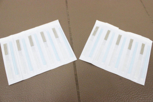 明石 明舞中央鍼灸整骨院の鍼灸施術に使用する鍼の画像