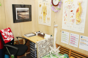 からだ工房Therapia（セラピアで整体施術を受ける内観画像