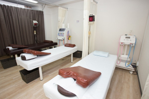 リプル高田鍼灸整骨院で整体施術を受ける内観画像像