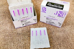 みち鍼灸治療院の鍼灸施術に使用する鍼の画像