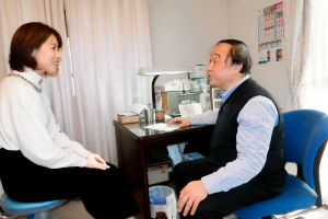 いきいき平城山鍼灸院の鍼灸施術のカウンセリング風景の画像