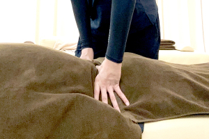 新松戸クラシオン整骨院の施術風景画像です。