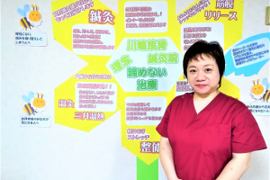 川嶋接骨・鍼灸院の整体施術を担当する先生の画像