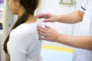 二条はしもと整骨院の肩こりの施術の検査の画像