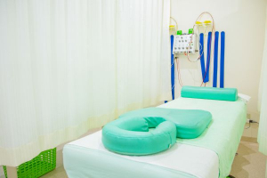 ほのぼの整骨院で整体施術を受ける内観画像