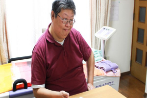 まつの整骨院のカウンセリング風景画像です。