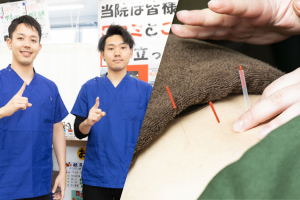 ＶＩＶＡ骨盤整体院　岡山十日市院の鍼灸の施術風景画像です。