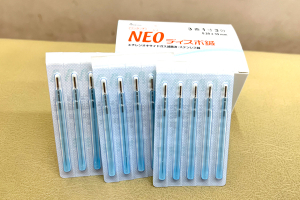 市川さくら整骨院の鍼灸施術に使用する鍼の画像