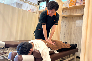 くまのみ整骨院　武蔵浦和駅前院【鍼灸】の腰痛の施術画像