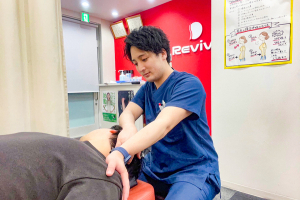 リバイブ鍼灸・接骨院旗の台院の肩こり施術の画像