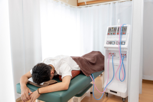 大河整骨院川中島院の電気施術画像