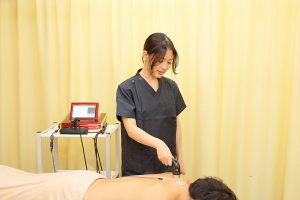 石山東洋鍼灸整骨院の超音波施術