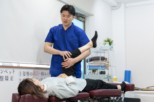 武蔵新城よこお整骨院の腰の施術