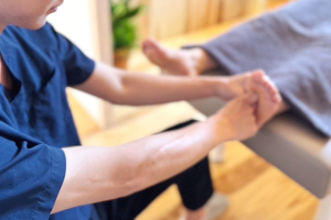 みめよい整骨院の足裏・リフレクソロジー施術の施術風景画像です。