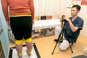 わかば整骨院の検査風景の画像