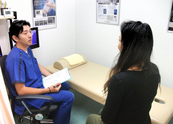 山中はりきゅう接骨院【マッサージ】(シートを基にヒアリングを行います。)