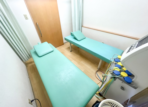 個室の施術室もございます。