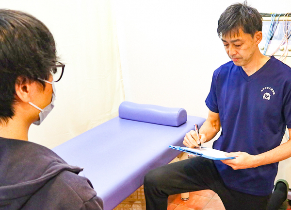 みやのまえ接骨院(丁寧なカウンセリングでお悩みをヒアリングいたします)