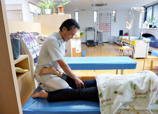 てるた接骨院(足の状態検査です)