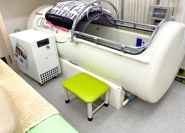 いわい接骨院　いわいはりきゅう院　ピースボディケア(酸素カプセルです。)