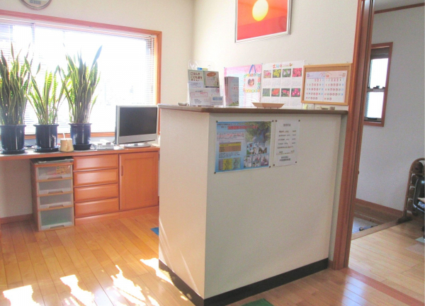 こちらで受付いたします。