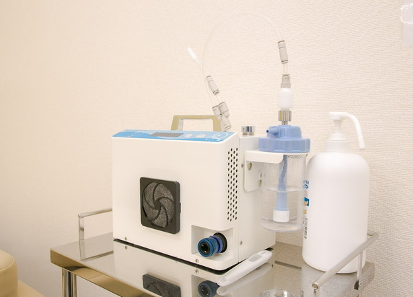 まつい整骨院(水素と酸素を吸入する機器です)