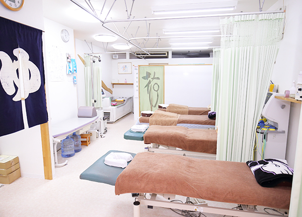 施術スペース全景です