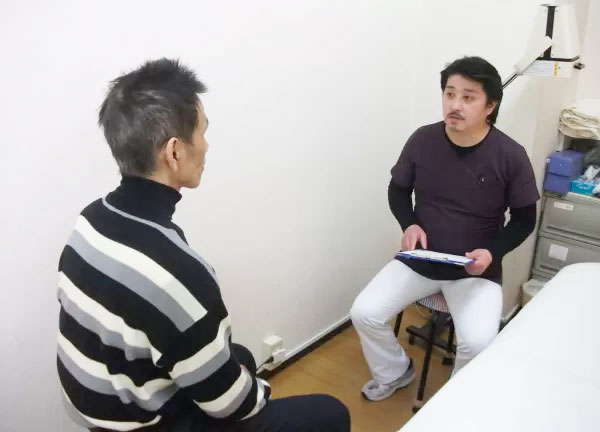 西岡鍼灸整骨院【マッサージ】(カウンセリングシートに沿って施術内容を決定してきます。)