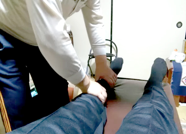 山光整体療術院(ふくらはぎにアプローチ)