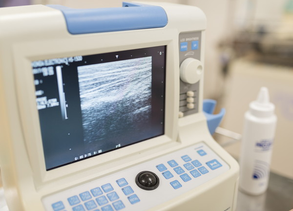 松崎接骨院(筋肉の状態を調べる器械です)