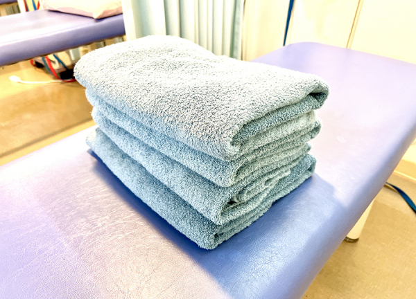 大岡山すみれ鍼灸整骨院(清潔なタオルをご用意しています)