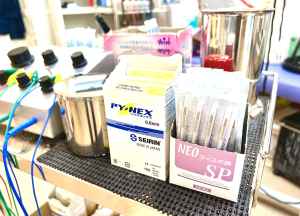 大岡山すみれ鍼灸整骨院(鍼はディスポーザブルを使用しております)