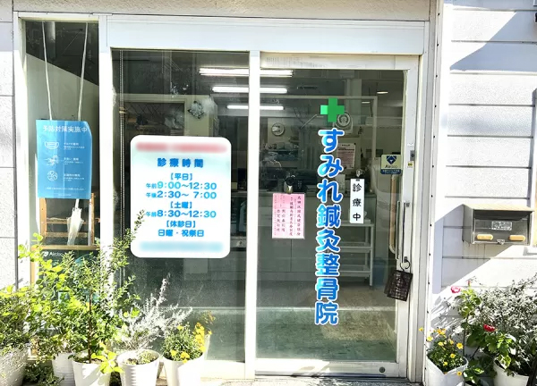 大岡山すみれ鍼灸整骨院(入口はこちらです)