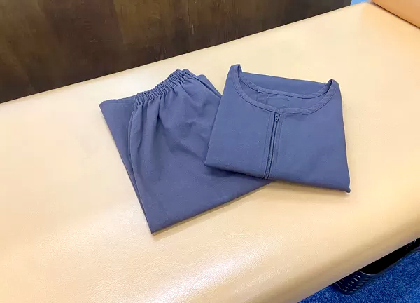 ふたば鍼灸整骨院(お着替えをご用意しています)