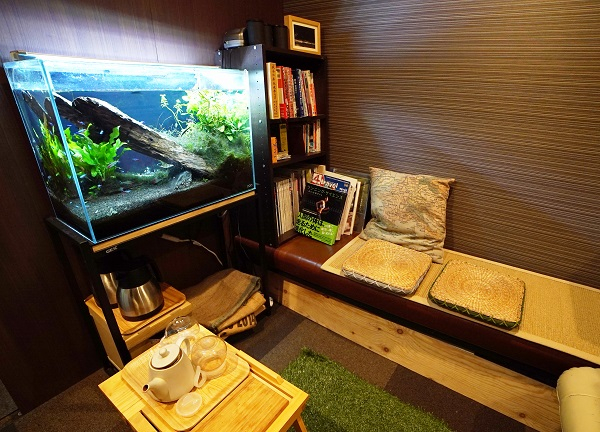 リラックス効果を期待し、置いております