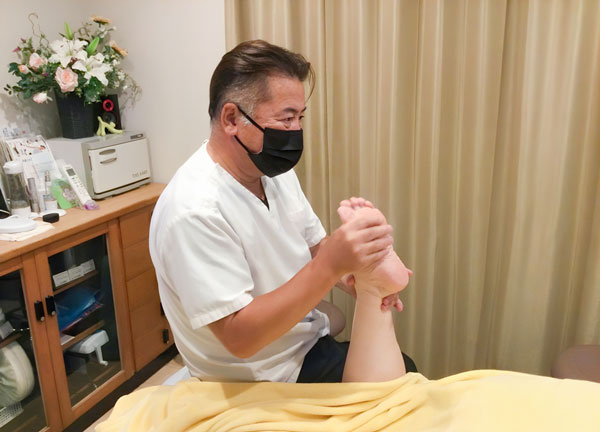 美容整体　リ・フレッシュ(施術風景)