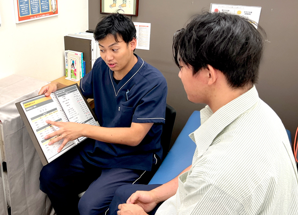 むげん整骨院・鍼灸院 大津膳所(ヒアリングにてお悩みを詳しくお伺いします。ご不安なこともあわせてお聞かせください。)