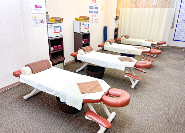 あおぞら整骨院 我孫子前駅院【鍼灸】(施術室です)