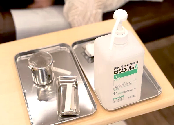 施術で使用する鍼です