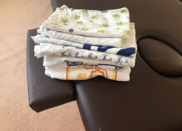 訪問鍼灸院らーく(タオルは常に清潔なものを使用しております。)