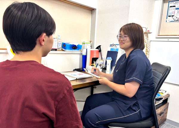 むげん整骨院・鍼灸院　四条烏丸(カウンセリングにてお身体の不調を検査・確認させて頂きます。)