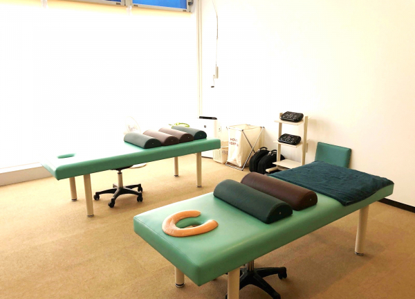 リラックスして施術を受けられます。