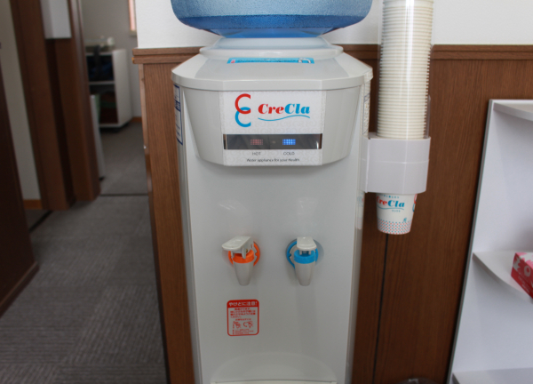 ムネタ鍼灸整骨院(施術後はお水やお湯を飲んでひと息♪)
