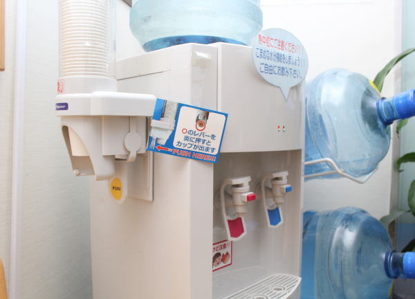 Ｆ．Ｃ．Ｃ．あやせ鍼灸整骨院(施術後はお水かお湯を飲んでひと息☆)