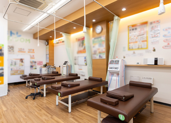 北野あおば鍼灸整骨院(施術ベッドです。)