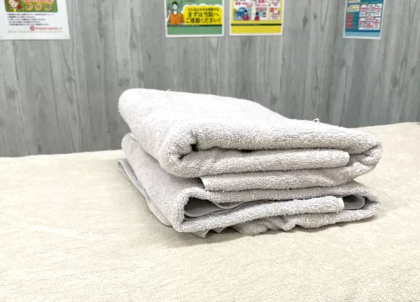 あい鍼灸整骨院　刈谷院(清潔なタオルを使用しています)