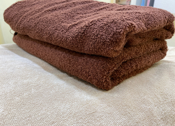 ひだまり鍼灸整骨院(清潔なタオルを使用しています)