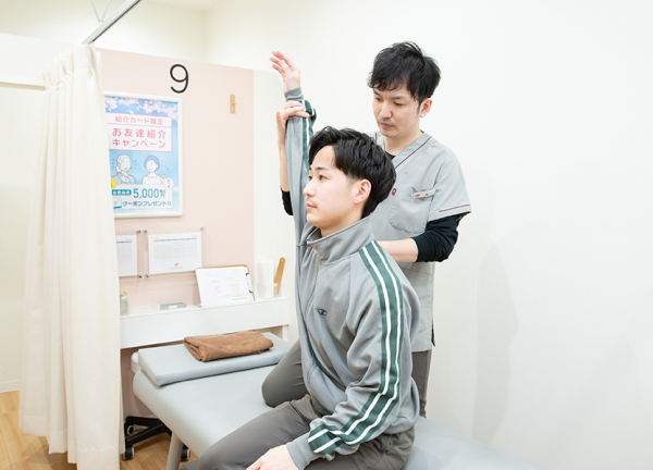 お身体の状態を確認します