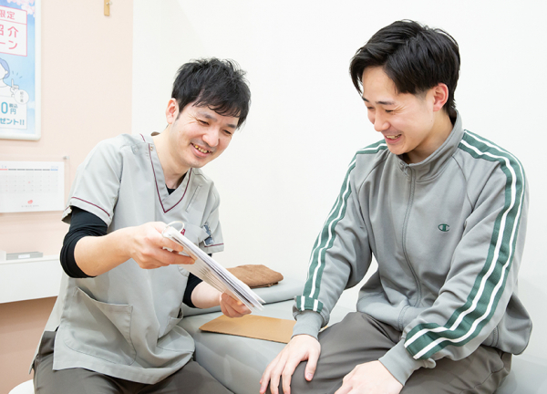 お身体についてわかりやすくご説明いたします