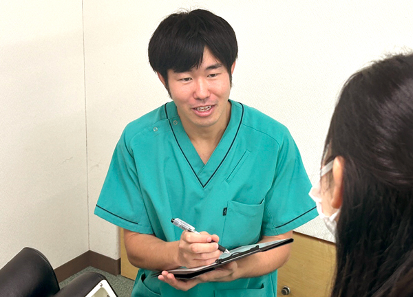 丁寧なカウンセリングでお悩みをヒアリングします。 